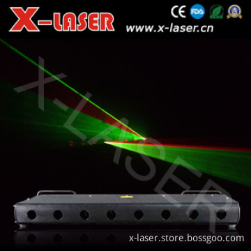 Red&Green Eight Holes Laser Light